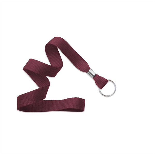 5/8" Flat Blank Lanyard Non-Breakaway w/ Split Ring - 5/8" Flat Blank Lanyard Non-Breakaway w/ Split Ring - Image 11 of 11