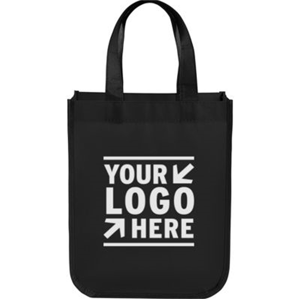 Small Laminated Shopper ToteNon-Woven Fabric - Small Laminated Shopper ToteNon-Woven Fabric - Image 2 of 2