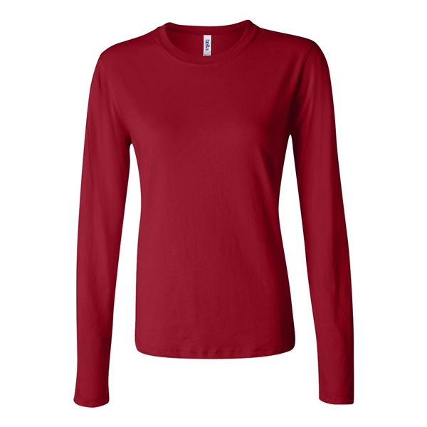 BELLA + CANVAS Women's Jersey Long Sleeve Tee - BELLA + CANVAS Women's Jersey Long Sleeve Tee - Image 21 of 39