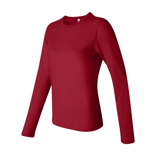 BELLA + CANVAS Women's Jersey Long Sleeve Tee - BELLA + CANVAS Women's Jersey Long Sleeve Tee - Image 22 of 39