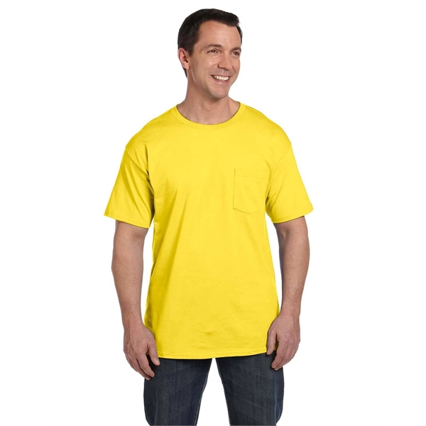 Hanes Adult Beefy-T® with Pocket - Hanes Adult Beefy-T® with Pocket - Image 1 of 124