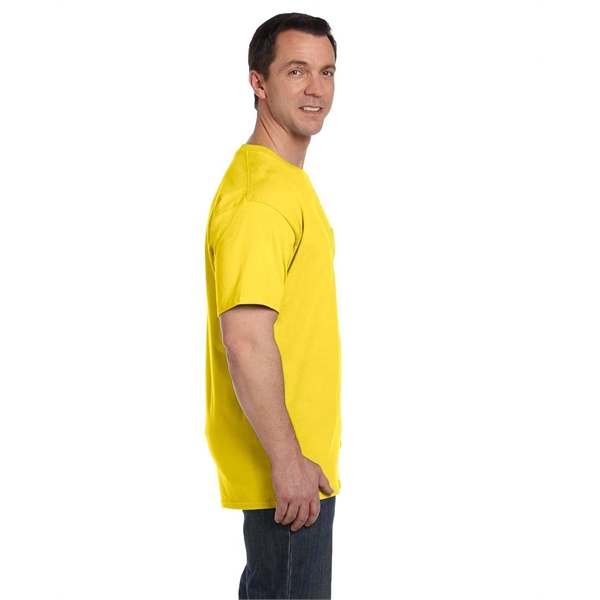 Hanes Adult Beefy-T® with Pocket - Hanes Adult Beefy-T® with Pocket - Image 3 of 124