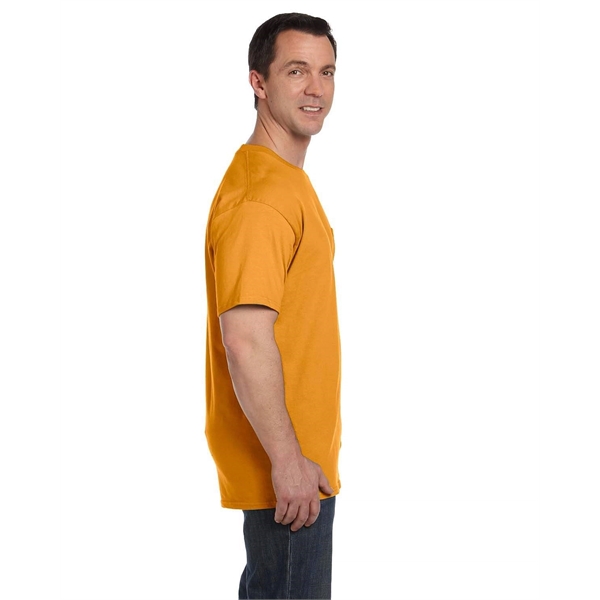 Hanes Adult Beefy-T® with Pocket - Hanes Adult Beefy-T® with Pocket - Image 21 of 124