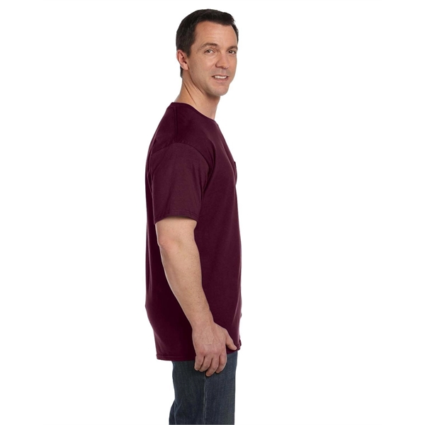 Hanes Adult Beefy-T® with Pocket - Hanes Adult Beefy-T® with Pocket - Image 29 of 124