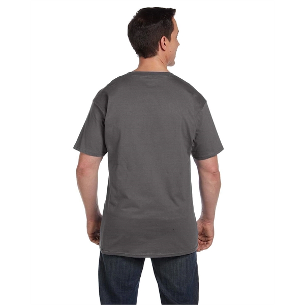 Hanes Adult Beefy-T® with Pocket - Hanes Adult Beefy-T® with Pocket - Image 33 of 124