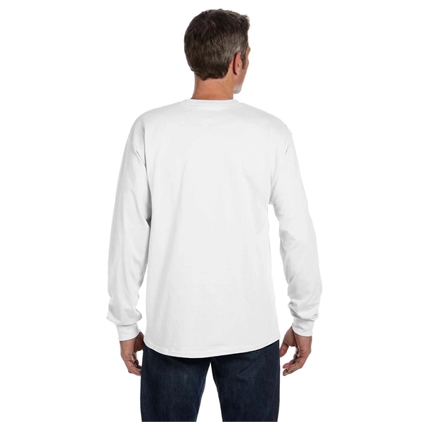 Hanes Men's Authentic-T Long-Sleeve Pocket T-Shirt - Hanes Men's Authentic-T Long-Sleeve Pocket T-Shirt - Image 2 of 68