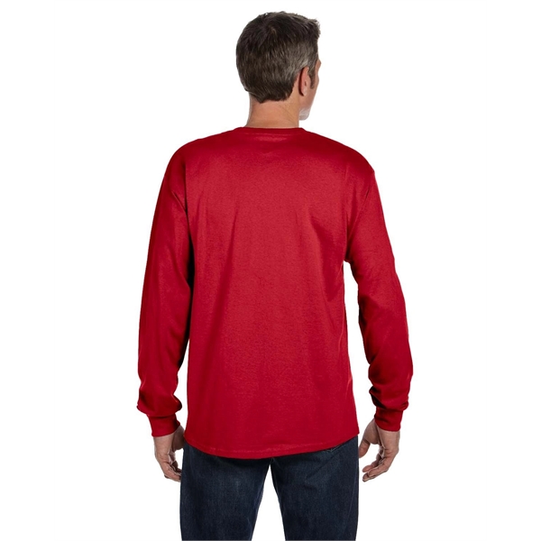 Hanes Men's Authentic-T Long-Sleeve Pocket T-Shirt - Hanes Men's Authentic-T Long-Sleeve Pocket T-Shirt - Image 7 of 68