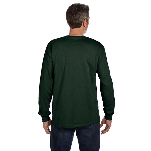 Hanes Men's Authentic-T Long-Sleeve Pocket T-Shirt - Hanes Men's Authentic-T Long-Sleeve Pocket T-Shirt - Image 10 of 68