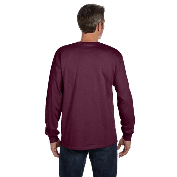 Hanes Men's Authentic-T Long-Sleeve Pocket T-Shirt - Hanes Men's Authentic-T Long-Sleeve Pocket T-Shirt - Image 29 of 68