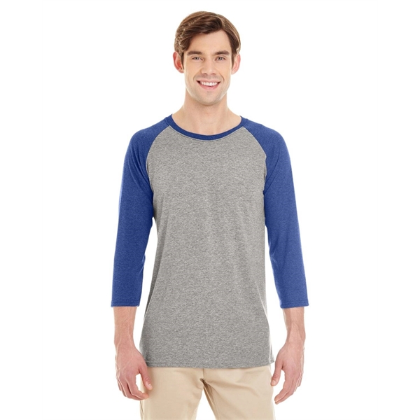 Jerzees Adult TRI-BLEND Baseball Raglan - Jerzees Adult TRI-BLEND Baseball Raglan - Image 6 of 41