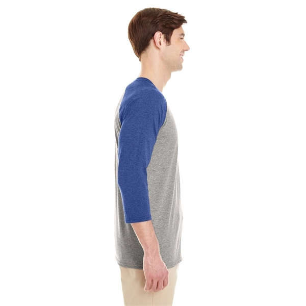 Jerzees Adult TRI-BLEND Baseball Raglan - Jerzees Adult TRI-BLEND Baseball Raglan - Image 7 of 41