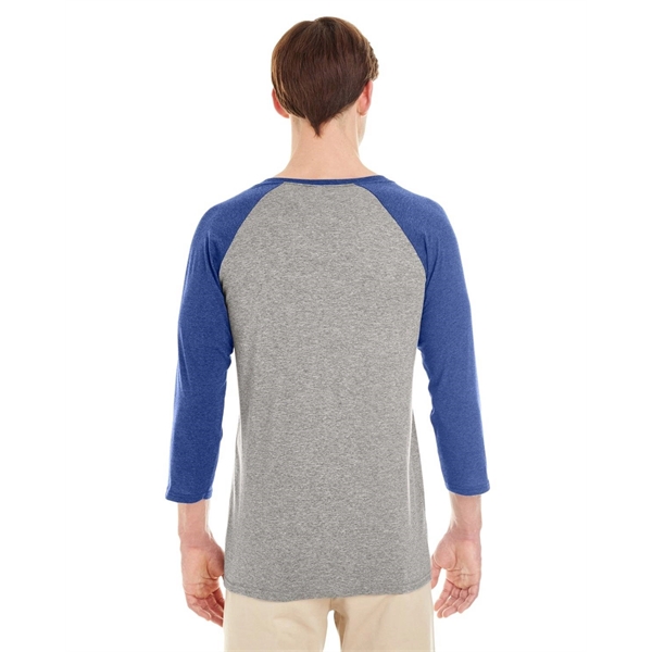 Jerzees Adult TRI-BLEND Baseball Raglan - Jerzees Adult TRI-BLEND Baseball Raglan - Image 8 of 41