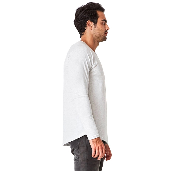 Next Level Apparel Men's Triblend Long-Sleeve Henley - Next Level Apparel Men's Triblend Long-Sleeve Henley - Image 2 of 20