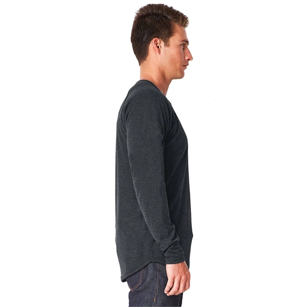 Next Level Apparel Men's Triblend Long-Sleeve Henley - Next Level Apparel Men's Triblend Long-Sleeve Henley - Image 8 of 20