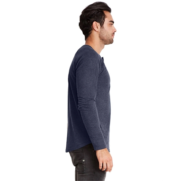 Triblend Long-Sleeve Henley | Plum Grove