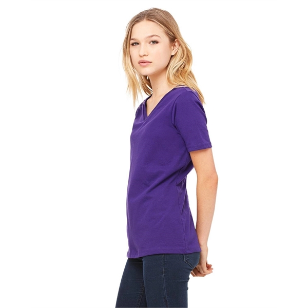 Bella + Canvas Ladies' Relaxed Jersey V-Neck T-Shirt - Bella + Canvas Ladies' Relaxed Jersey V-Neck T-Shirt - Image 9 of 220