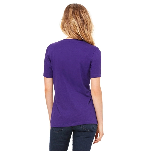 Bella + Canvas Ladies' Relaxed Jersey V-Neck T-Shirt - Bella + Canvas Ladies' Relaxed Jersey V-Neck T-Shirt - Image 10 of 218