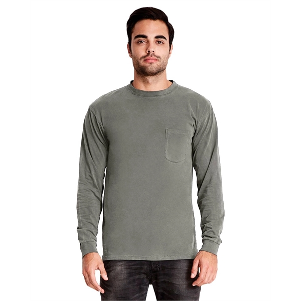 Next Level Apparel Adult Inspired Dye Long-Sleeve Crew wi... - Next Level Apparel Adult Inspired Dye Long-Sleeve Crew wi... - Image 2 of 23