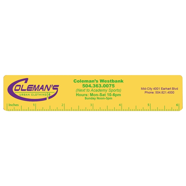Bookmark & 6" Ruler - Bookmark & 6" Ruler - Image 1 of 1