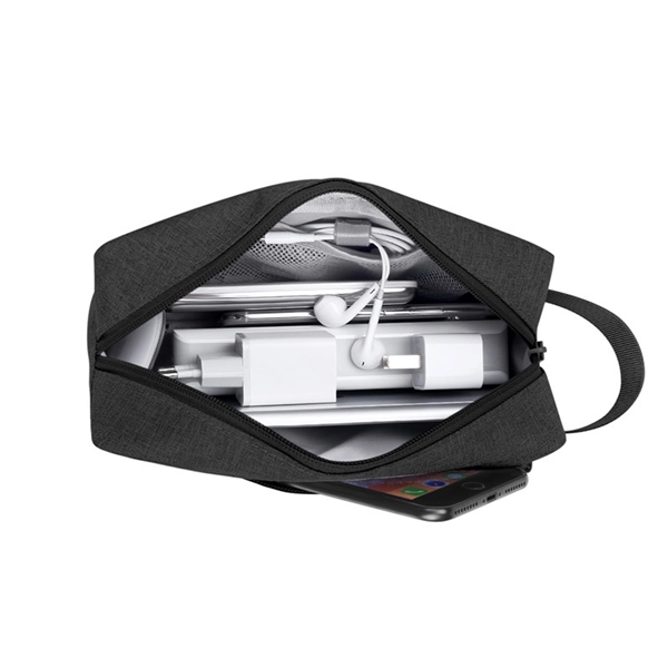 Custom Portable Electronic Accessories Organizer Travel Bag - Custom Portable Electronic Accessories Organizer Travel Bag - Image 4 of 12