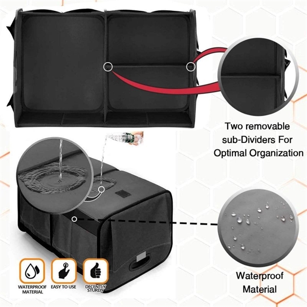 Foldable Trunk Storage Organizer - Foldable Trunk Storage Organizer - Image 2 of 4