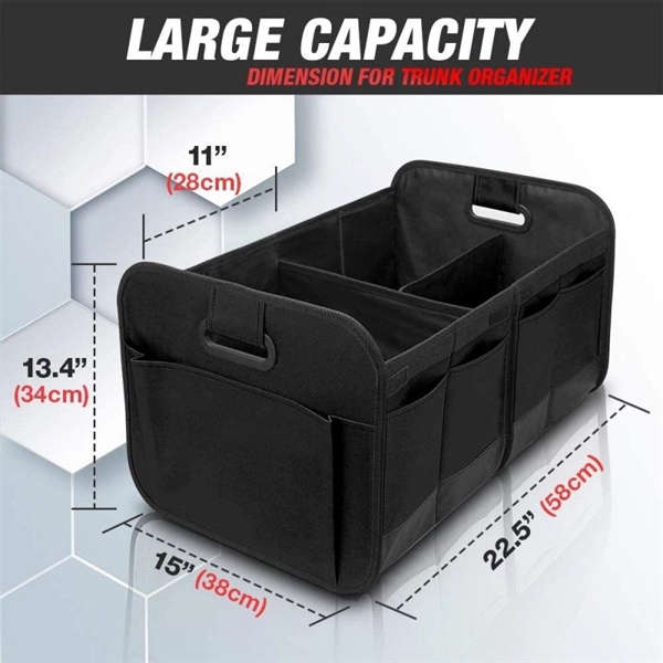 Foldable Trunk Storage Organizer - Foldable Trunk Storage Organizer - Image 3 of 4
