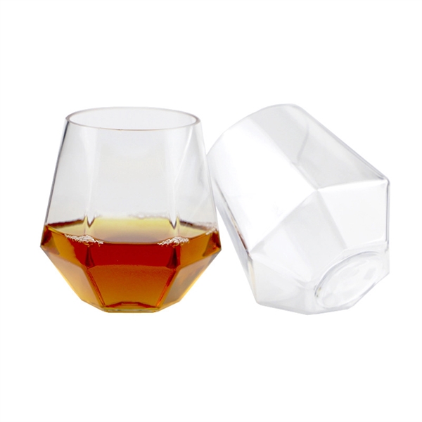 12oz Clear Plastic Wine Glasses - 12oz Clear Plastic Wine Glasses - Image 1 of 2
