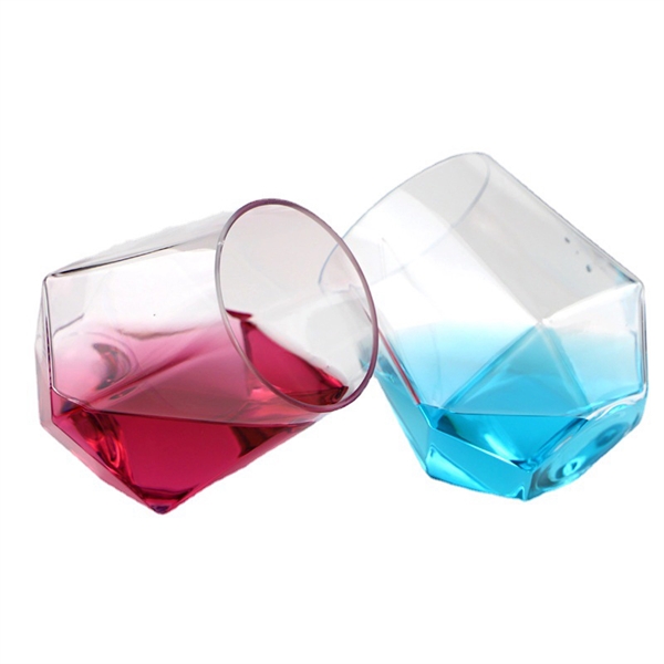 12oz Clear Plastic Wine Glasses - 12oz Clear Plastic Wine Glasses - Image 2 of 2