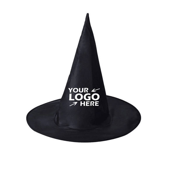 Folding Promotional Polyester Witch Hat for Halloween - Folding Promotional Polyester Witch Hat for Halloween - Image 0 of 1