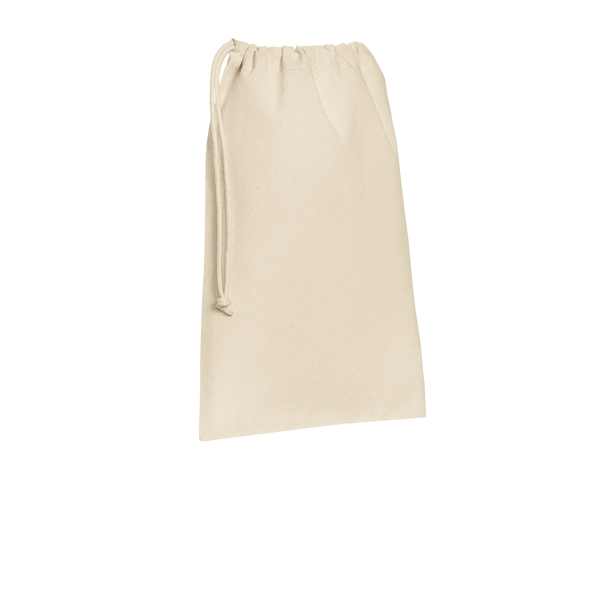 Port Authority Core Cotton Drawstring Bag - Port Authority Core Cotton Drawstring Bag - Image 2 of 3