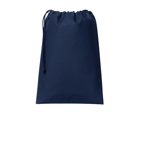 Port Authority Core Cotton Drawstring Bag - Port Authority Core Cotton Drawstring Bag - Image 3 of 3