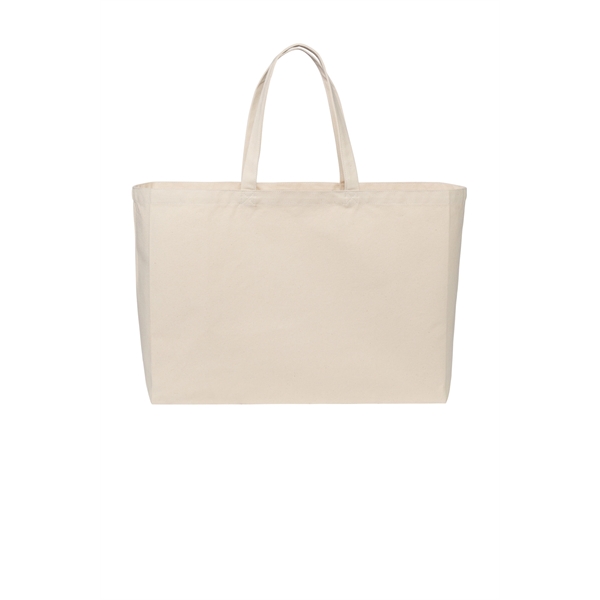 Port Authority Cotton Canvas Jumbo Tote - Port Authority Cotton Canvas Jumbo Tote - Image 2 of 2