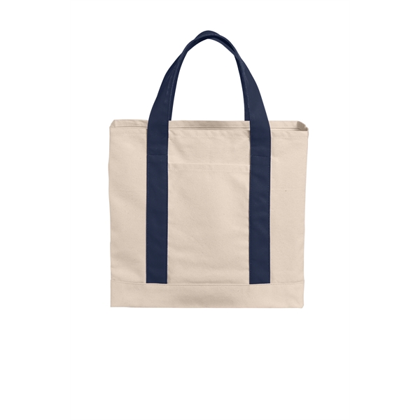 Port Authority Cotton Canvas Two-Tone Tote - Port Authority Cotton Canvas Two-Tone Tote - Image 2 of 7