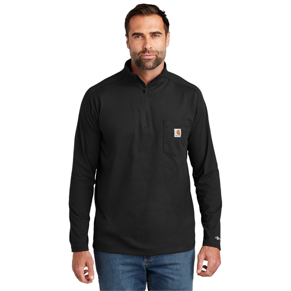 Carhartt Force 1/4-Zip Long Sleeve T-Shirt - Carhartt Force 1/4-Zip Long Sleeve T-Shirt - Image 0 of 20