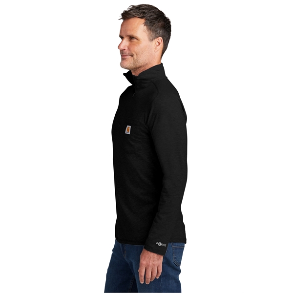 Carhartt Force 1/4-Zip Long Sleeve T-Shirt - Carhartt Force 1/4-Zip Long Sleeve T-Shirt - Image 2 of 20