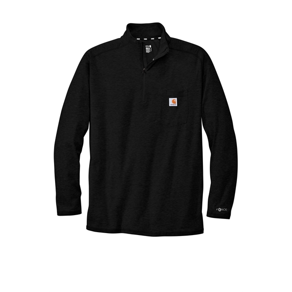 Carhartt Force 1/4-Zip Long Sleeve T-Shirt - Carhartt Force 1/4-Zip Long Sleeve T-Shirt - Image 3 of 20