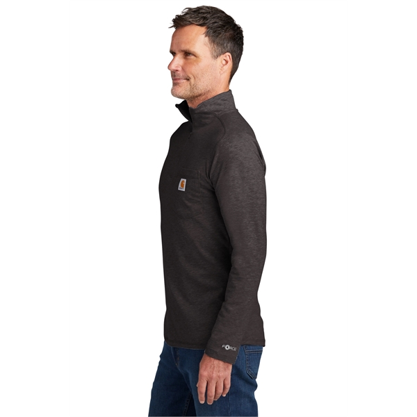 Carhartt Force 1/4-Zip Long Sleeve T-Shirt - Carhartt Force 1/4-Zip Long Sleeve T-Shirt - Image 5 of 20