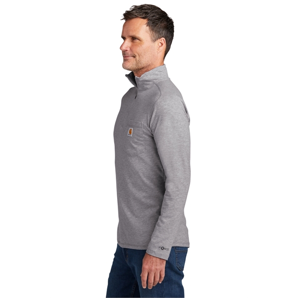 Carhartt Force 1/4-Zip Long Sleeve T-Shirt - Carhartt Force 1/4-Zip Long Sleeve T-Shirt - Image 10 of 20