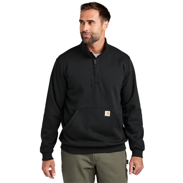 Carhartt Midweight 1/4-Zip Mock Neck Sweatshirt - Carhartt Midweight 1/4-Zip Mock Neck Sweatshirt - Image 0 of 19