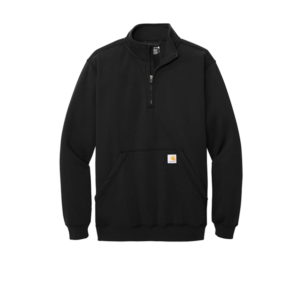 Carhartt Midweight 1/4-Zip Mock Neck Sweatshirt - Carhartt Midweight 1/4-Zip Mock Neck Sweatshirt - Image 3 of 19