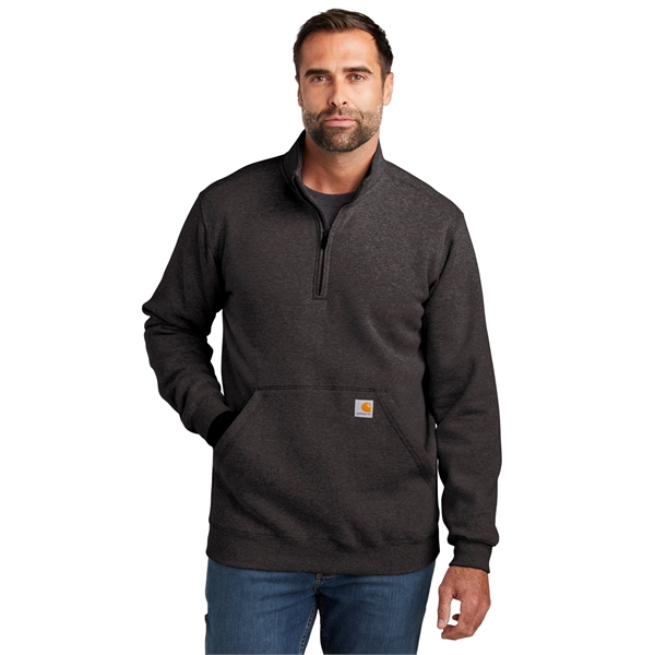 Carhartt Midweight 1/4-Zip Mock Neck Sweatshirt - Carhartt Midweight 1/4-Zip Mock Neck Sweatshirt - Image 4 of 19