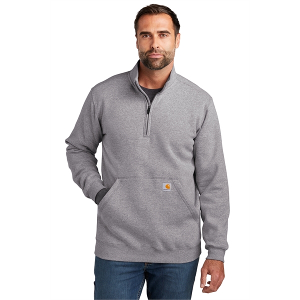 Carhartt Midweight 1/4-Zip Mock Neck Sweatshirt - Carhartt Midweight 1/4-Zip Mock Neck Sweatshirt - Image 9 of 19