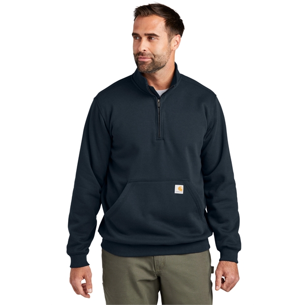 Carhartt Midweight 1/4-Zip Mock Neck Sweatshirt - Carhartt Midweight 1/4-Zip Mock Neck Sweatshirt - Image 14 of 19