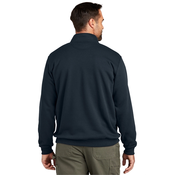 Carhartt Midweight 1/4-Zip Mock Neck Sweatshirt - Carhartt Midweight 1/4-Zip Mock Neck Sweatshirt - Image 15 of 19