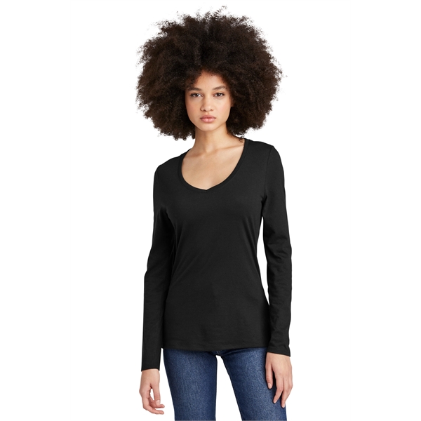 District Women's Perfect Tri Long Sleeve V-Neck Tee - District Women's Perfect Tri Long Sleeve V-Neck Tee - Image 0 of 49