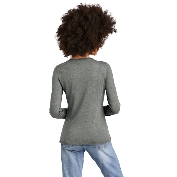 District Women's Perfect Tri Long Sleeve V-Neck Tee - District Women's Perfect Tri Long Sleeve V-Neck Tee - Image 7 of 49