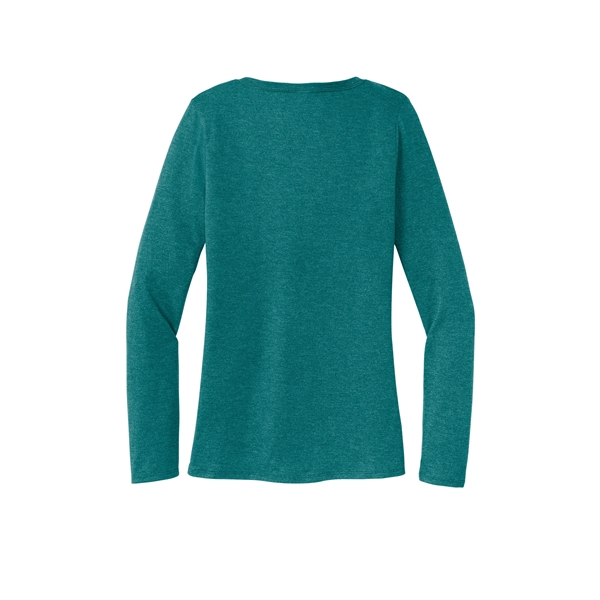 District Women's Perfect Tri Long Sleeve V-Neck Tee - District Women's Perfect Tri Long Sleeve V-Neck Tee - Image 11 of 49