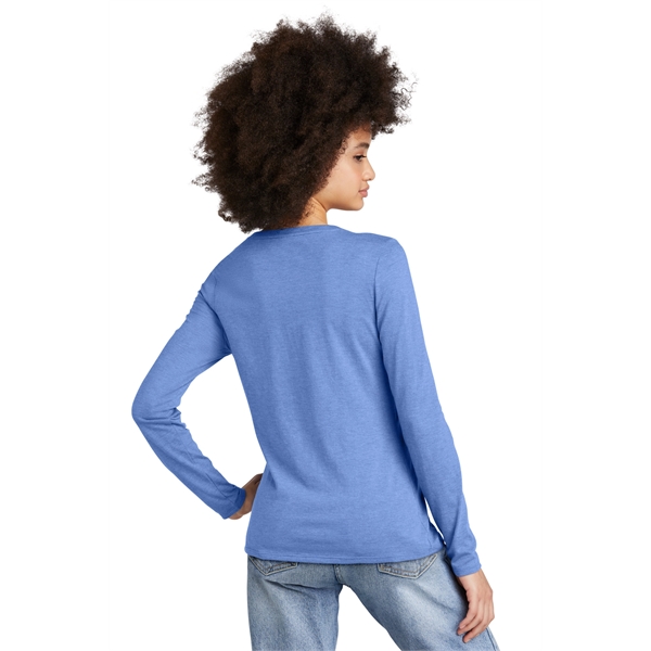 District Women's Perfect Tri Long Sleeve V-Neck Tee - District Women's Perfect Tri Long Sleeve V-Neck Tee - Image 13 of 49