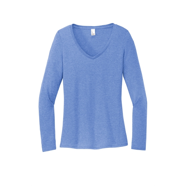 District Women's Perfect Tri Long Sleeve V-Neck Tee - District Women's Perfect Tri Long Sleeve V-Neck Tee - Image 15 of 49
