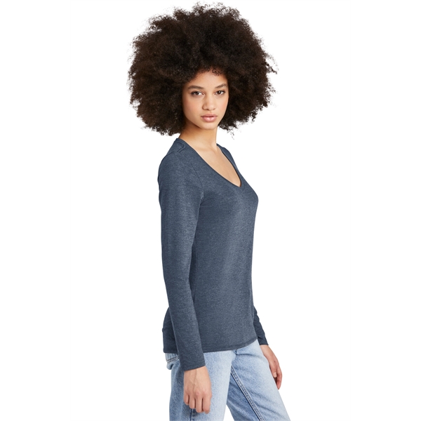 District Women's Perfect Tri Long Sleeve V-Neck Tee - District Women's Perfect Tri Long Sleeve V-Neck Tee - Image 20 of 49